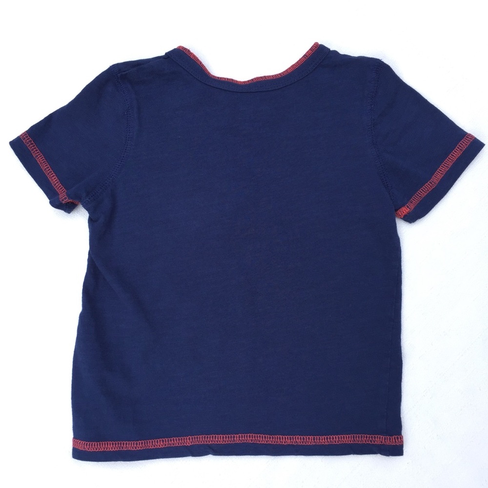 Janie and Jack Elephant Tee and Navy Blue Joe Fresh Tee Size 12 - 18 months - Picture 9 of 10